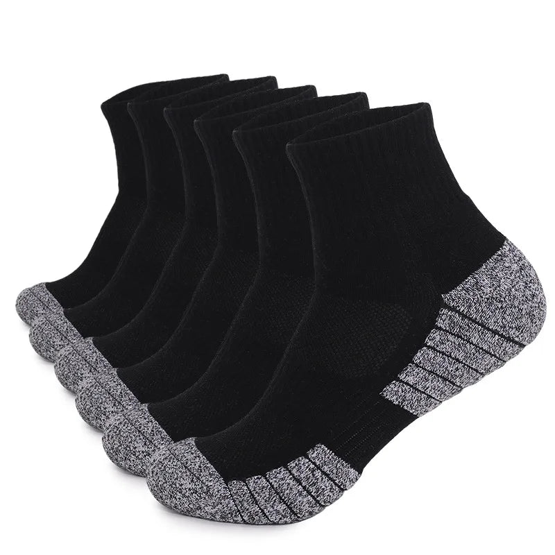 6 Pairs Outdoor Sports Socks Thickened Towel Bottomed | SAMAG