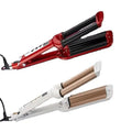 Curly hair artifact Three tube curling iron Liquid crystal display temperature Pear flower head hair curler hair curlers