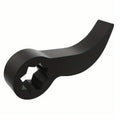 2Pcs Car Angle Type Half Axle Disassembly Tool Drive Pry bar Adapter Bar Fits1/2 Ratchet for Disassembling Axles Repair Tool