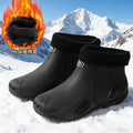 Men's new fashionable and versatile short tube anti slip rain boots, outdoor fishing waterproof shoes, construction work thick s
