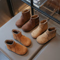 Autumn Winter Baby Boys Girls Snow Boots Outdoor Warm Plush Children Shoes Soft Sole Anti-slip Infant Shoes Toddler Kids Boots