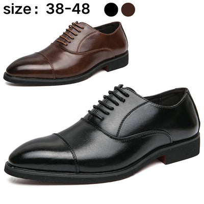 Men's Formal Oxford Shoes Business Leather Dress | SAMAG