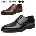 Mens Formal Oxford Shoes Business Leather Dress Shoes for Wedding Size 47 48