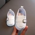 VALEN SINA New Baby Shoes White Christening Baptismal Moccasins Infant Boys Girls Slip-On Peas Shoes Walking Shoes