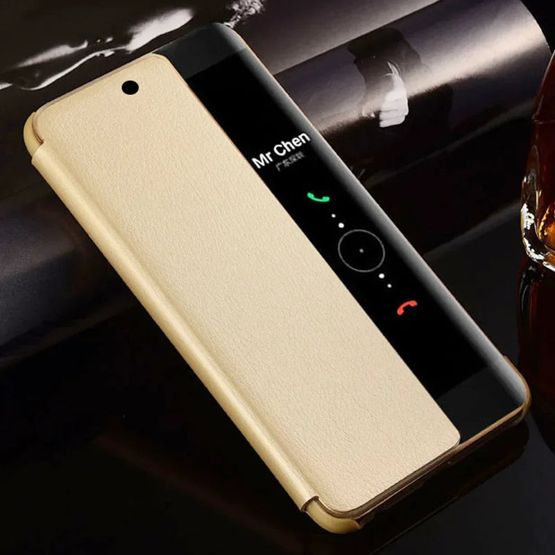Smart View Case For Huawei P20 Pro Auto Sleep Wake Up Flip Cover Slim Phone Case For Huawei P20 Plus P20+ Fundas Capa