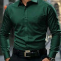 Men's Casual Multifunctional Long Sleeved Wrinkle Free | SAMAG