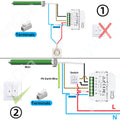 Tuya WiFi RF Smart Curtain Switch Smart Life Wireless Roller Shutter Remote Controller 110V 220V Timing Module,for Google/Alexa