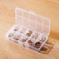 Transparent Storage Container Jewelry Box Clear Plastic Organizer Box Empty Earring Storage Organizer Display Case for Beads