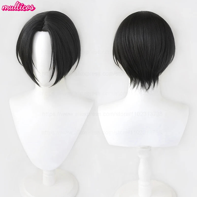 High Quality Oosaki Nana Cosplay Wig Nana Osaki Wig Short Black Scalp Heat Resistant Synthetic Hair Halloween Anime Wigs +WigCap