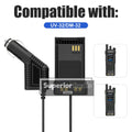 Baofeng UV-32 DM-32 Battery Eliminator 12-24V DM32 UV-32 Walkie Talkie Car Charger Radio Cigarette Lighter Accessories 1/2/5PCS