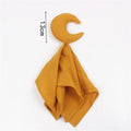 Baby Security Blanket Soft Cotton Muslin Comforter for Newborn Infant Sleeping Snuggle Toy Stuffed Animal Soothe Appease Towel