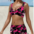 Plus Size Swimwear Women Tankini Swimsuit with Shorts | SAMAG