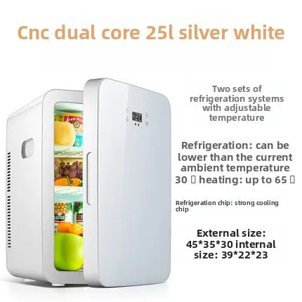 2026 New Upgrade 25L Car Refrigerator Portable Freeze Heating Dual Use Fridge Mini Fridge Compressor Cooler Box For Caravan Camp