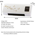 Portable Wall-Mounted Air Conditioner: 2000W, No Windows Required, Natural Wind/Heating, Remote Control & Timer
