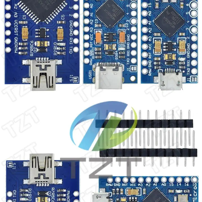 TZT MICRO/MINI/TYPE-C USB ATMEGA32U4 Module 5V 16MHz Board For Arduino ATMEGA32U4-AU/MU Controller Pro-Micro Replace Pro Mini