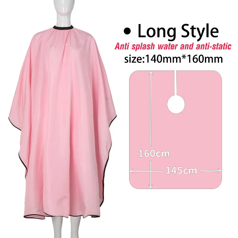 Waterproof Hair Cutting Gown Cape Apron Logo Customize Hairdressing Cape Haircut Cape Barber Styling Tools Mantella Parrucchiere
