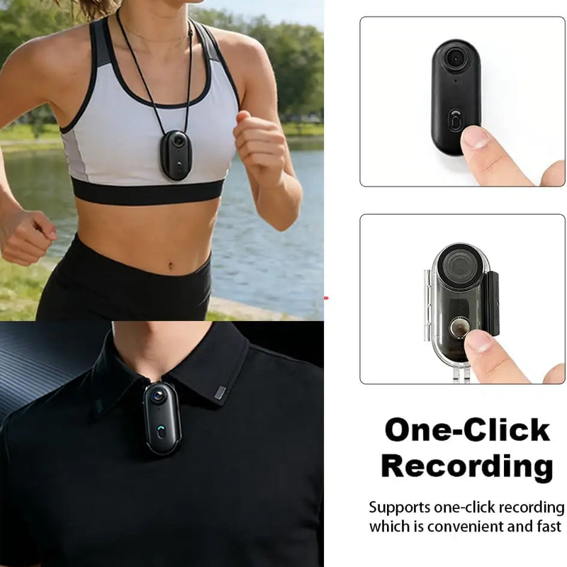 4K UHD Motorcycle Mini Action Camera Body POV Magnetic 30M Waterproof  2.4G WiFi Small Action Video vlogging Camcord Helmet Bike