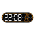 Large Digital Wall Clock Temperature and Date Week Display Electronic LED Table Alarm Clocks Brightness Adjustable 12/24H Format