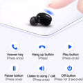 1Pc Wireless Bluetooth-compatible 5.0 Earphone In Ear Sport With Handsfree Headset All Phone Headphones