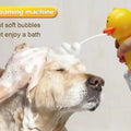 Yellow Duck Electric Foam Machine ,Handhold Automatic Soap Dispenser Foam Machine Launcher For Cat & Dog Bathing Pet Accessories