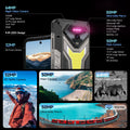Ulefone Armor 34+ 5G Rugged Phone Smartphone Android 15 25500mAh 66W Up to 32GB+512GB 6.95" 120Hz Display Versatile LED Light