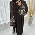 Turkey Emboridery Abaya for Women Dress Morocco Dubai Islam Vestidos Eid Muslim Arab Long Robe Ramadan Kaftan Abayas Jalabiya