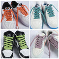 1Pair 3M Flat Reflective Shoelaces for Sneakers Glow at Night Be Applicable Sport Running AF1/AJ Luminous Shoe Lace Shoestring