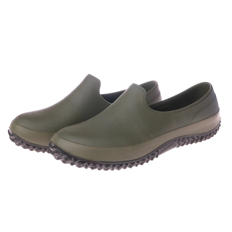 Big Size 49 EVA Anti-slip Outsole Rain Shoes Short Tube Water Kitchen Shoes Overshoes Car Washing Fishing Shoes Ankle Boots