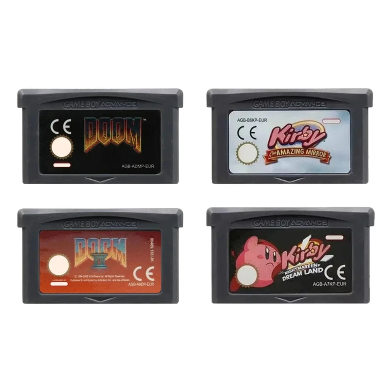 Classic GBA Game Cartridge Breath of Fire Kirby Sonic Advance Wars Golden Sun GBA SP Retro Video Game Collection Gift