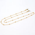 Fashion Metal Men women Eyeglass Chains Sunglasses Reading Beaded Glasses Chain Eyewears Cord Strap Rope female glasses chain