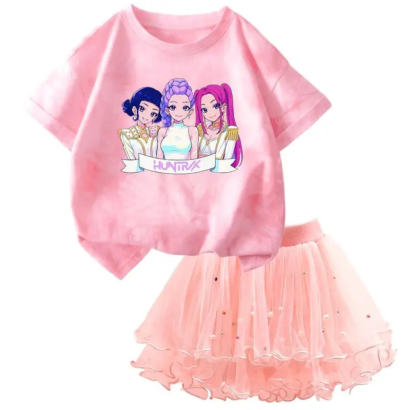 K - Pop Hunters Zoey Mira Rumi Kids T Shirt Summer Girl - View 9 | SAMAG