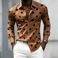 Men's shirt with polka dot print, trendy and personalized | SAMAG
