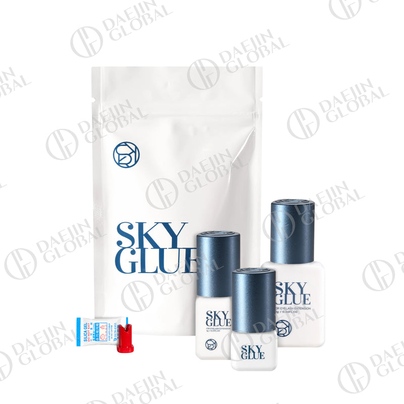 10 bottles/lot Original Korea Eyelash Extensions Sky glue with Red Cap 1-2 seconds dry time 6-7 weeks fastest and strongest glue