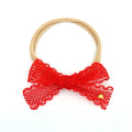 New Fashion Mesh lace edge Hair Accessories Lace Edge Hair Hoops Baby Bow Hair Accessories Hair Straps Girl Decoration