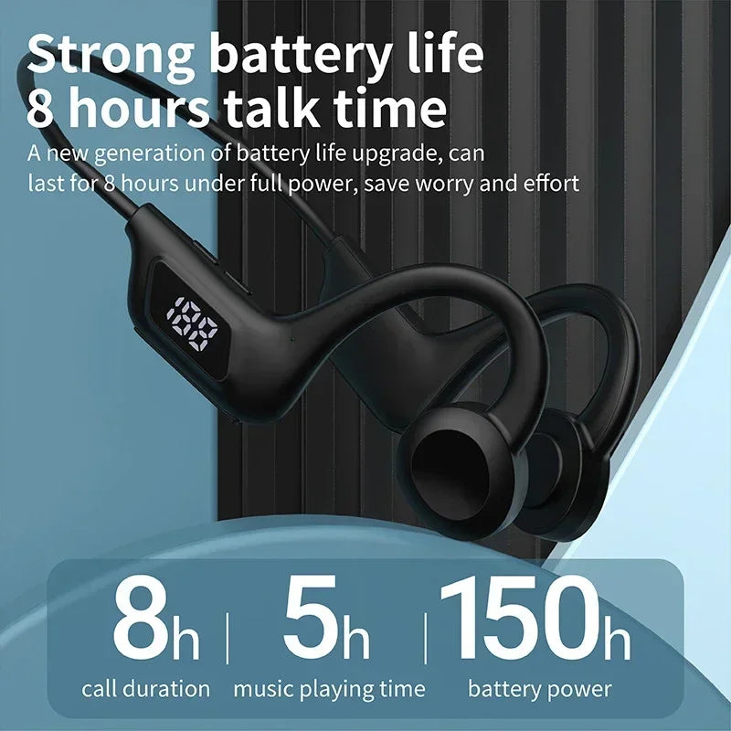 Lenovo Wireless Bone Conduction Headphones Bluetooth  Earphone Sport Swimming Bluetooth Compatible Headphone Hand-free With Mic