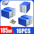 1-16pcs  Grade A 3.2V 105Ah New LiFePO4 battery Lithium iron phospha DIY 12V 24V 48V Electric Car Solar Inverter Boat Batteries
