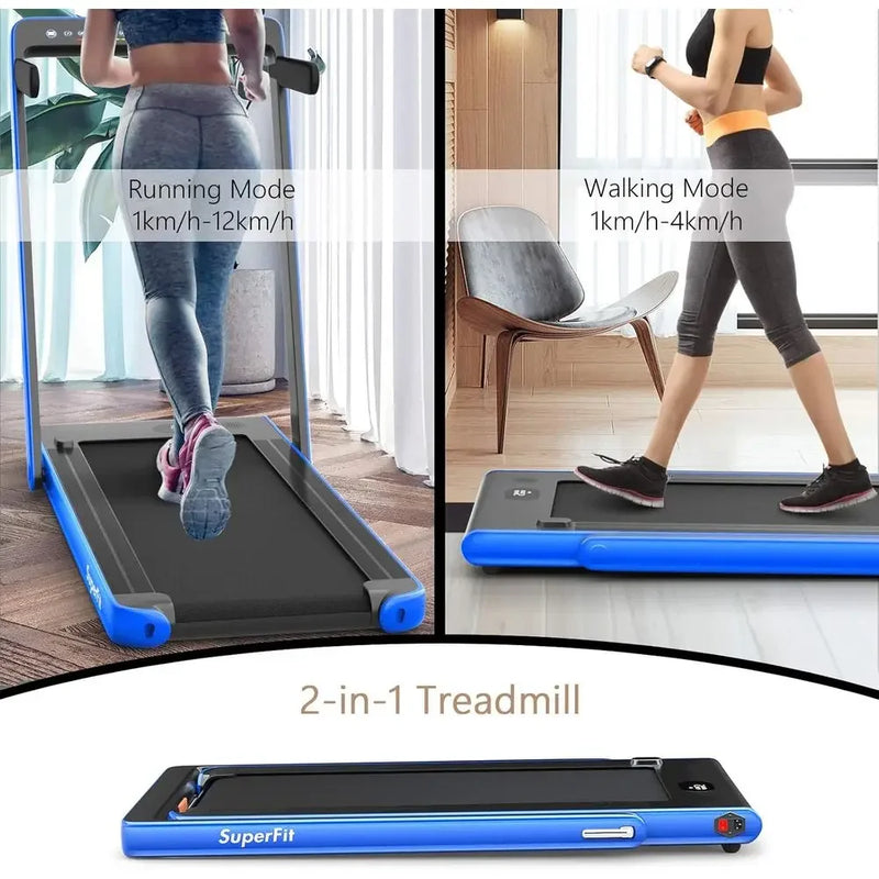 Dual - Display 2.25HP Under Desk Treadmill - Bluetooth - View 2 | SAMAG