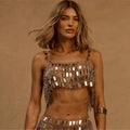 New Metal Sequin Sexy High - Waisted Skirt For Women - View 6 | SAMAG
