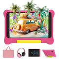 URAO 7 Inch Kids Learning Tablet Bundle Writing Board Drawing Tablet Headphones Stylus Bag Parental Controls Android13 5GB+32GB