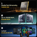 Ulefone Armor Pad 5 Pro 5G Rugged Tablet 24200mAh Android 15 Tablet 12GB+20GB RAM, 512GB ROM 64MP 120W GPS NFC