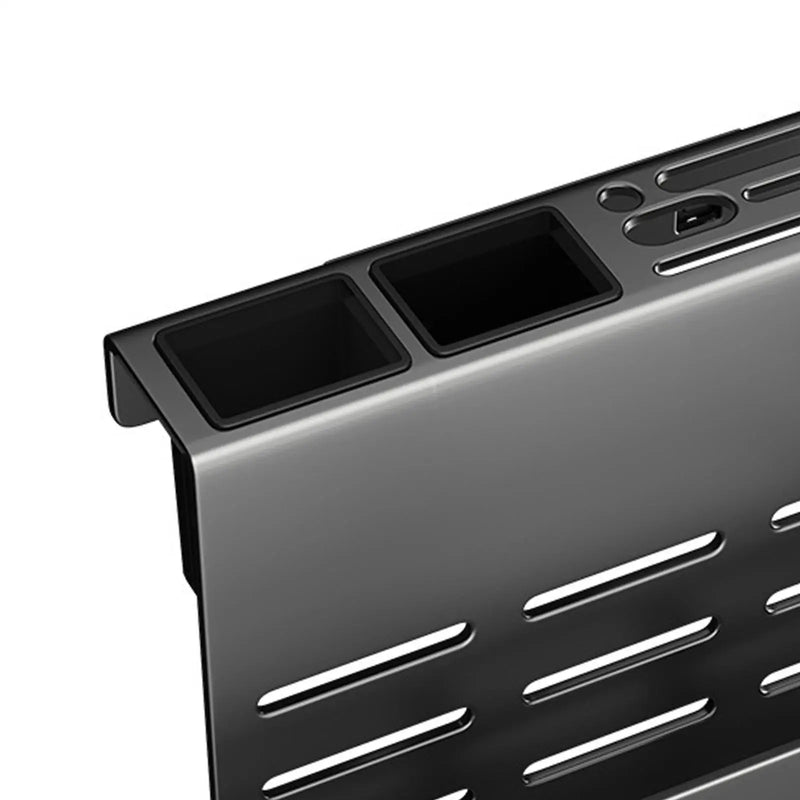 Knife Block without Knives, Wall Mounted Organiser, Kitchen Cutlery Holder for Cutting Boards - View 3 | SAMAG