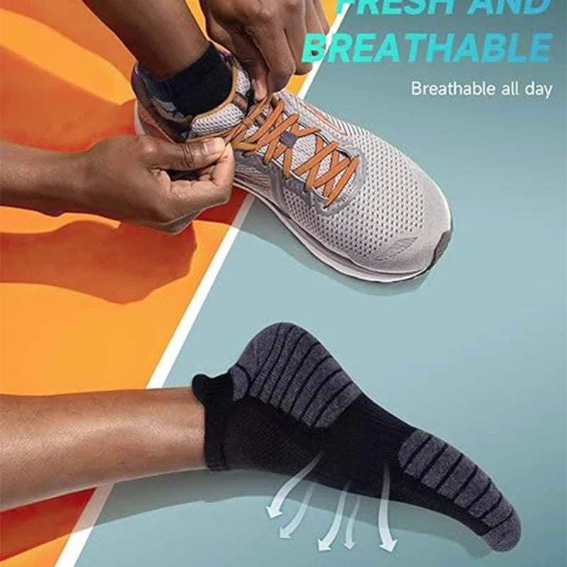 3 Pairs Professional Running Sports Fitness Ankle Socks | SAMAG