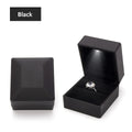 LED Jewelry Box for Ring Necklace Engagement Ring Display Gift Case Packaging Showcase Boxes with Light Storage Cases Wholesale