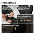 ROCKBROS Bicycle Half Finger Gloves Summer Breathable | SAMAG