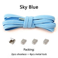 No Tie Elastic Shoe Laces One Size Fits All Adult and Kids Shoes Shoelaces for Sneakers Shoelace Tieless Flat Expand Shoestrings