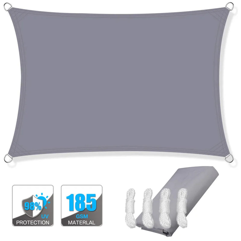 Waterproof Sun Shade Sail Canopy Rectangle UV Block | SAMAG