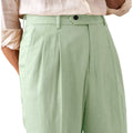 Men's Linen Blend Dress Pants Business Casual Trousers - View 18 | SAMAG