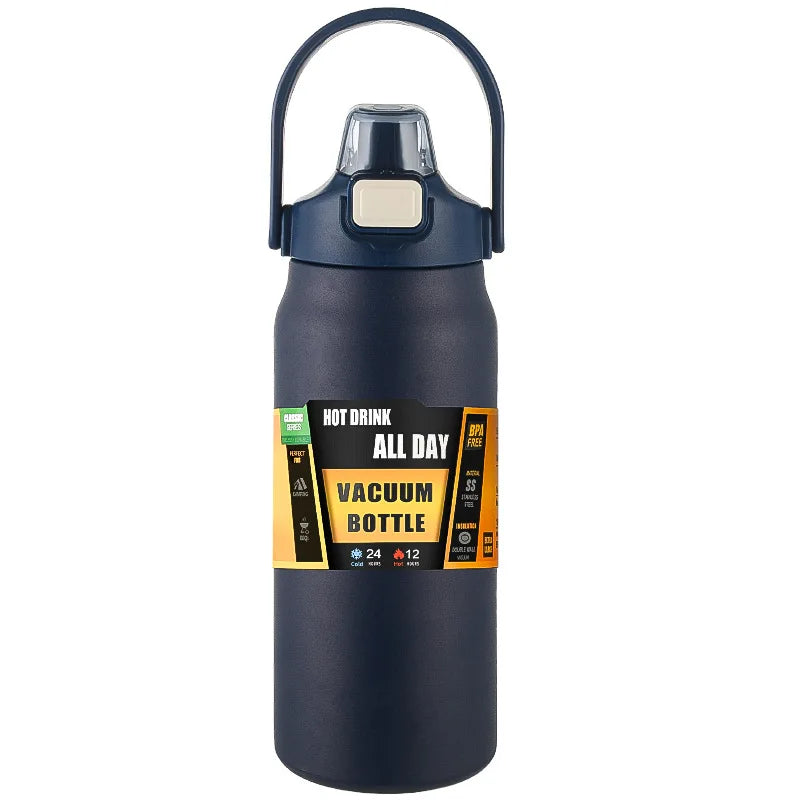 Portable Thermos with Straw 304 Stainless Steel Thermal - Visuel 15 | SAMAG