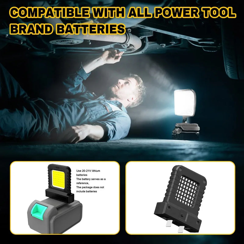Lithium - Ion Battery Work Light Portable Long - Lasting - View 2 | SAMAG
