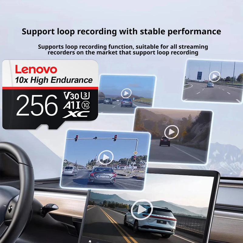 NEW Lenovo High Speed Micro SD Card 512GB U3 V30 Memory Card 256GB 128GB 64GB TF Card For Cell Phone Camera Computer